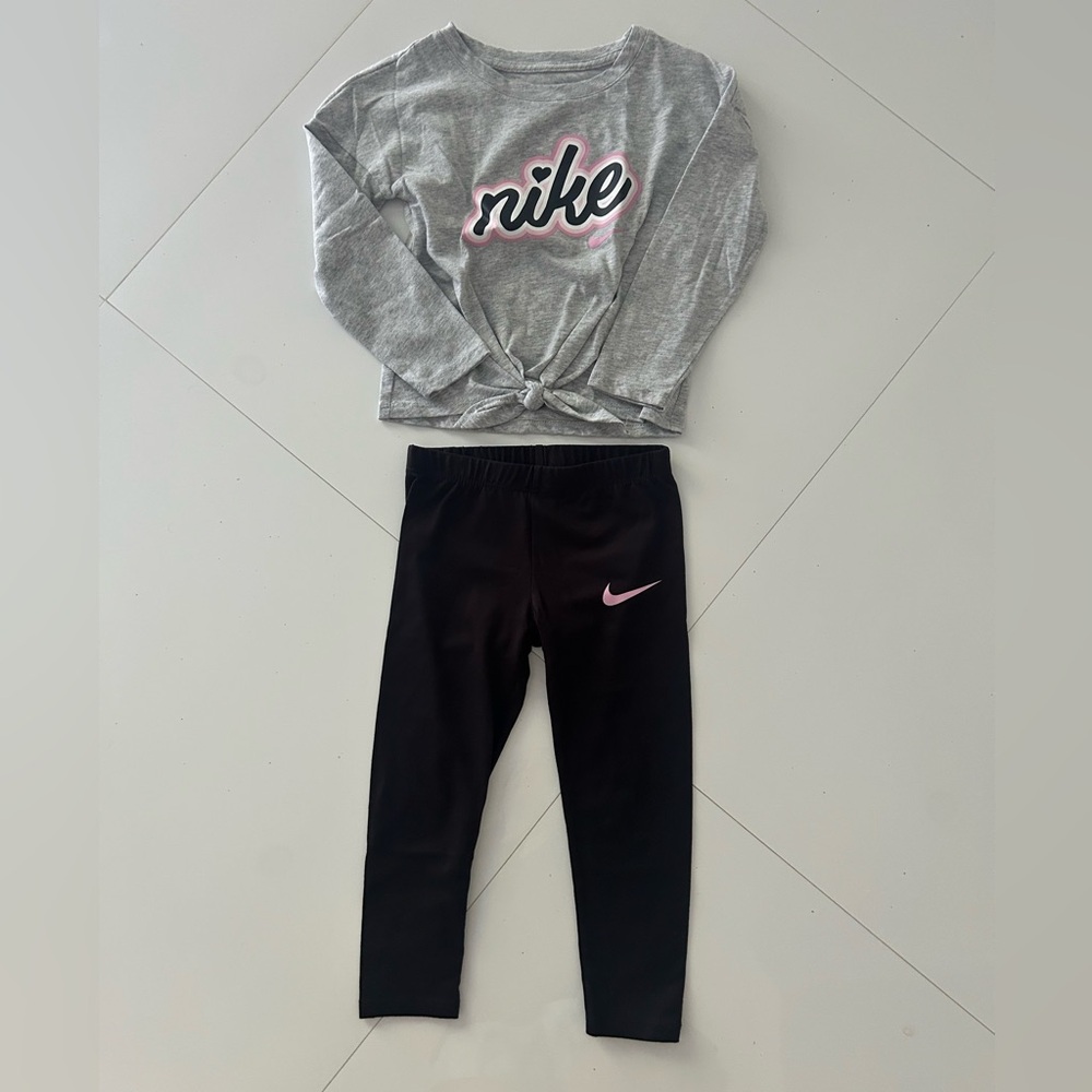Nike Kids Gray Top & Pants set